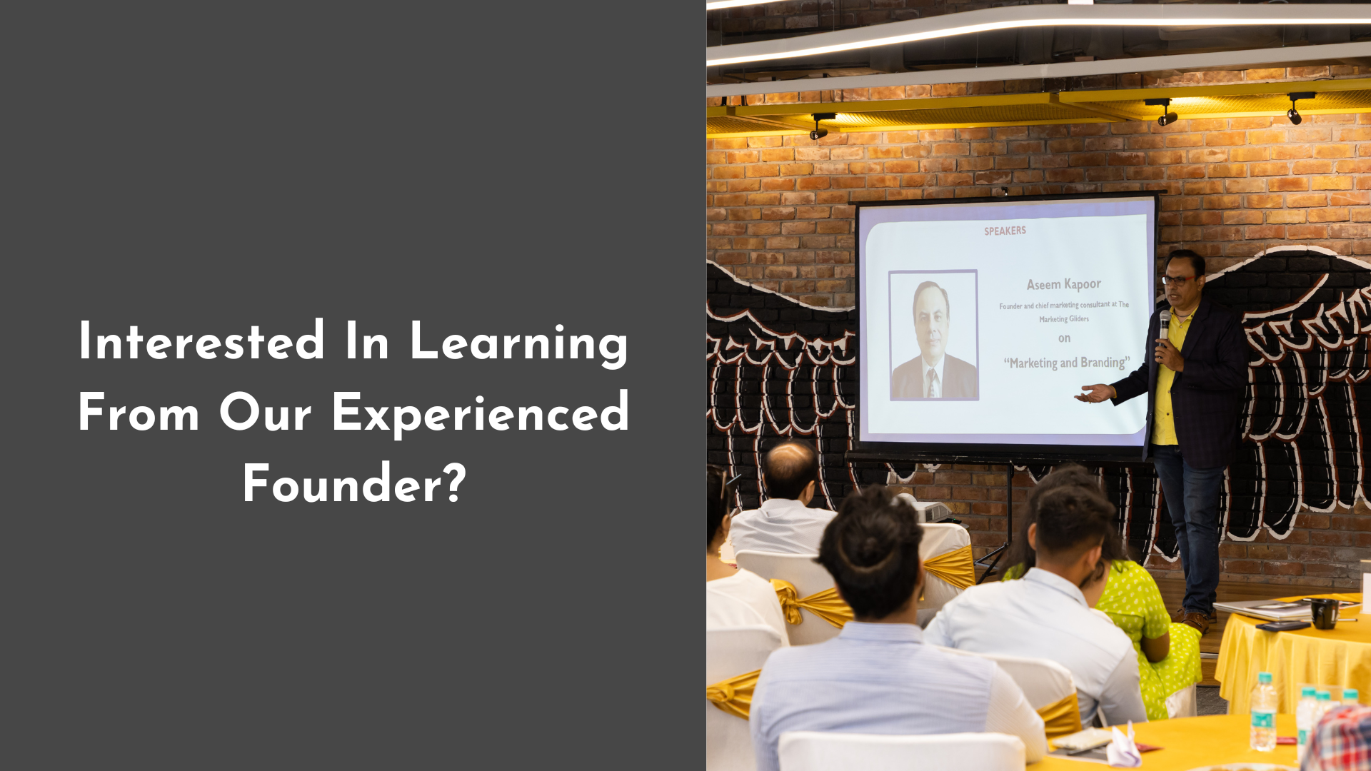 The Marketing Gliders Founder - Aseem Kapoor